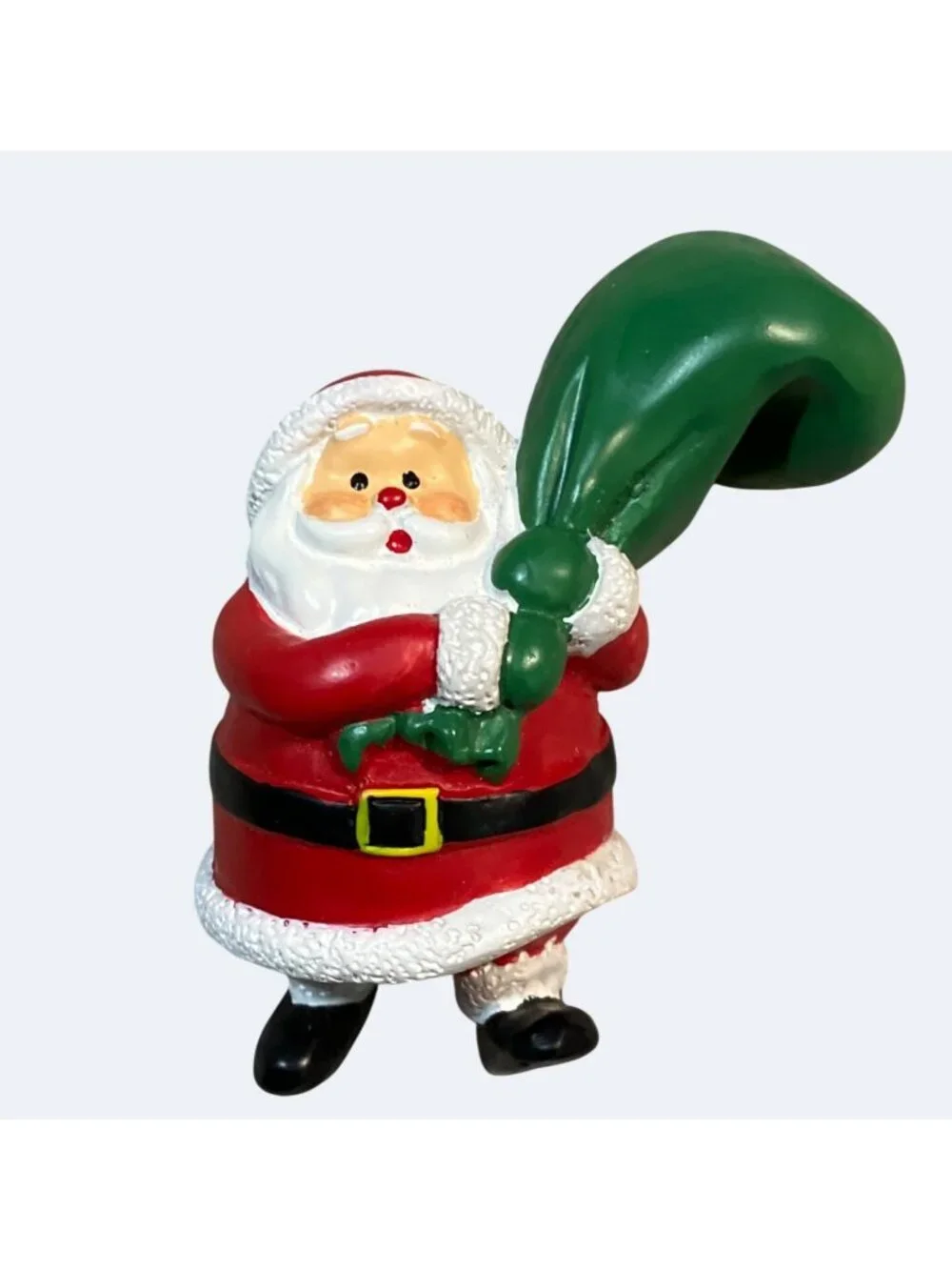 Scotts Santa Lamp Toppers Collectible Giftware Set Of 3 Figures